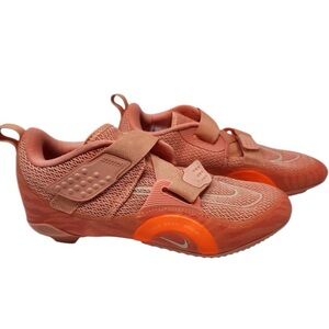 Nike Women's SuperRep Cycle 2 NN Cycling Shoes, Coral Orange Size 8 NO CLEATS